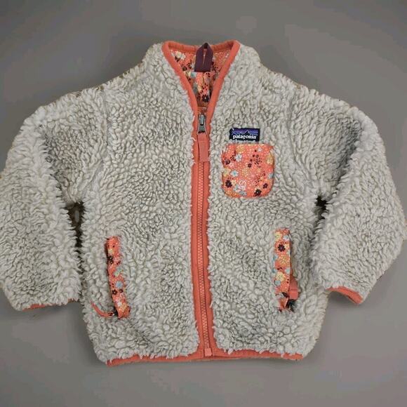Patagonia Toddler Retro X Deep Pile Shearling Jacket 6-12months **tag‎ cut off**